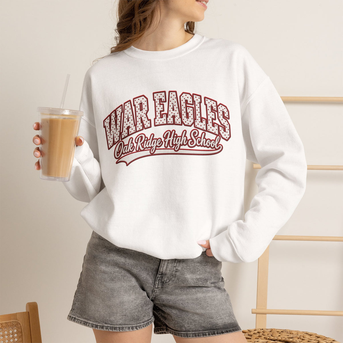 CUSTOM Mascot & School Sweatshirt