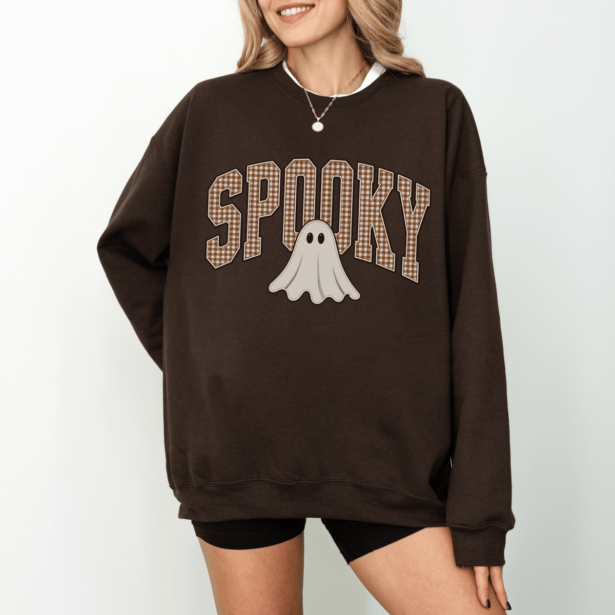 Spooky Season Oversized Crewneck 👻🤎
