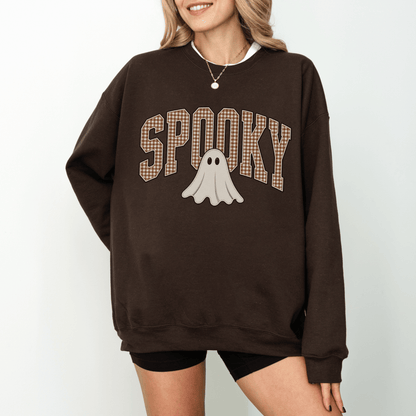 Spooky Season Oversized Crewneck 👻🤎
