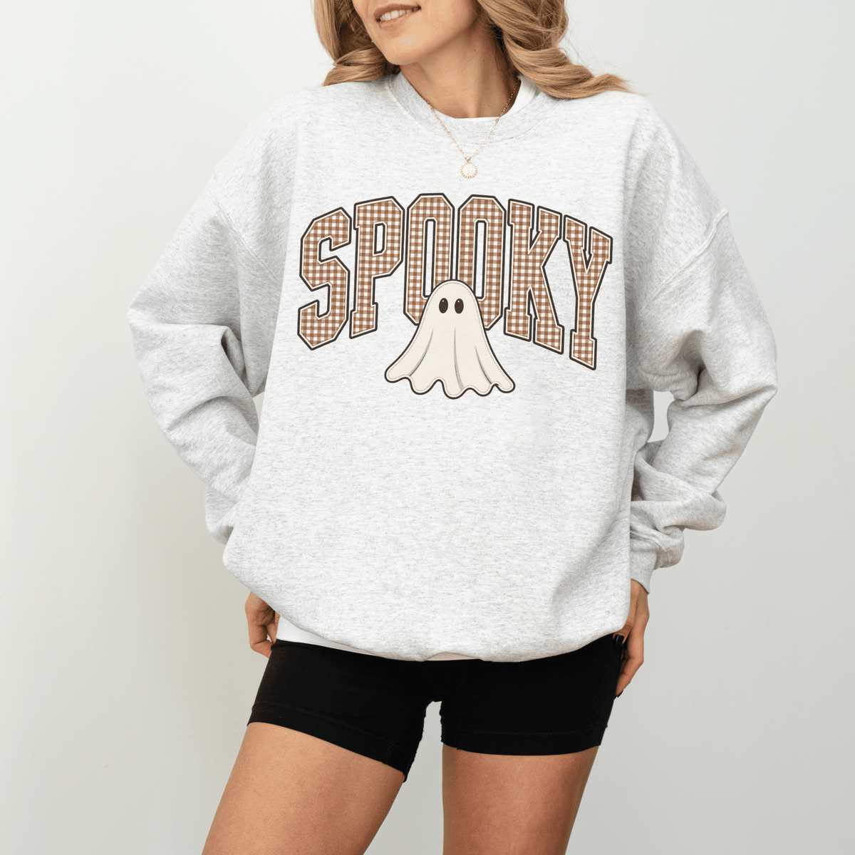 Spooky Season Oversized Crewneck 👻🤎