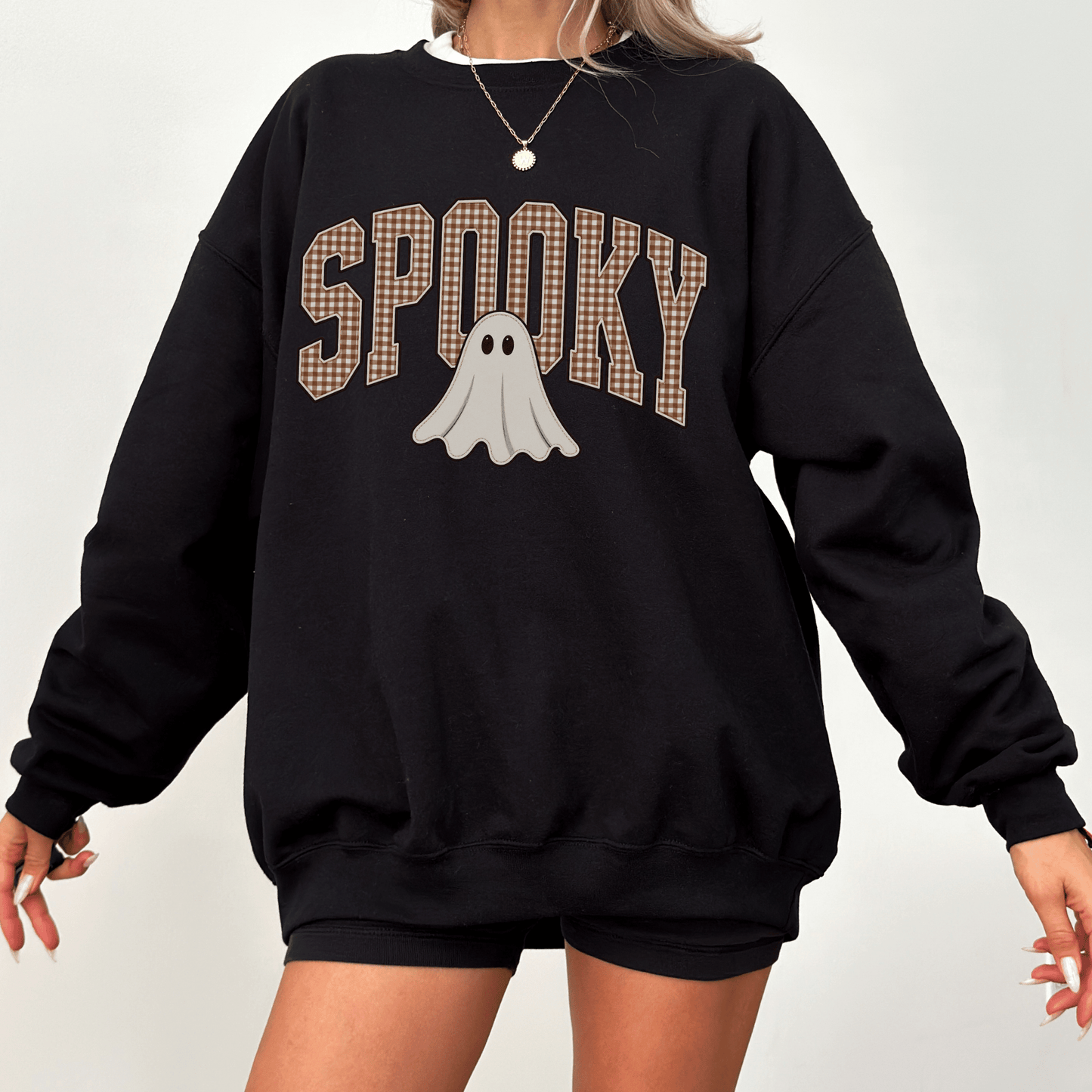 Spooky Season Oversized Crewneck 👻🤎