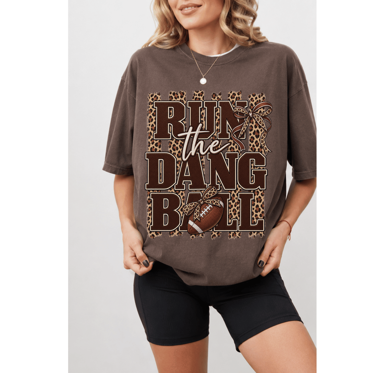 Run the Dang Ball Oversized Graphic Tee