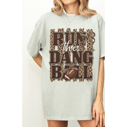 Run the Dang Ball Oversized Graphic Tee