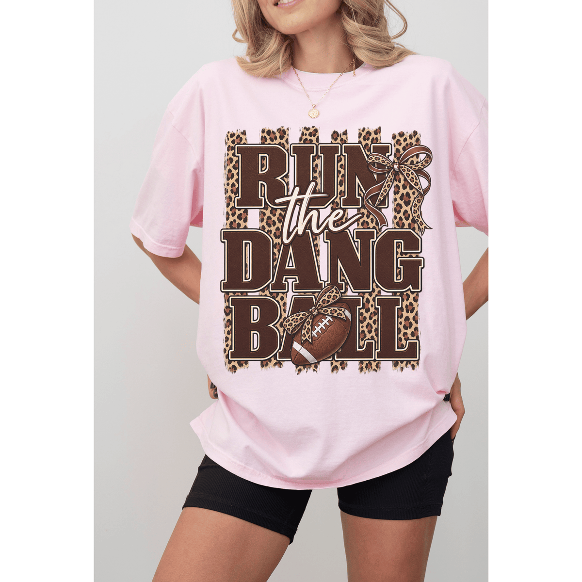 Run the Dang Ball Oversized Graphic Tee