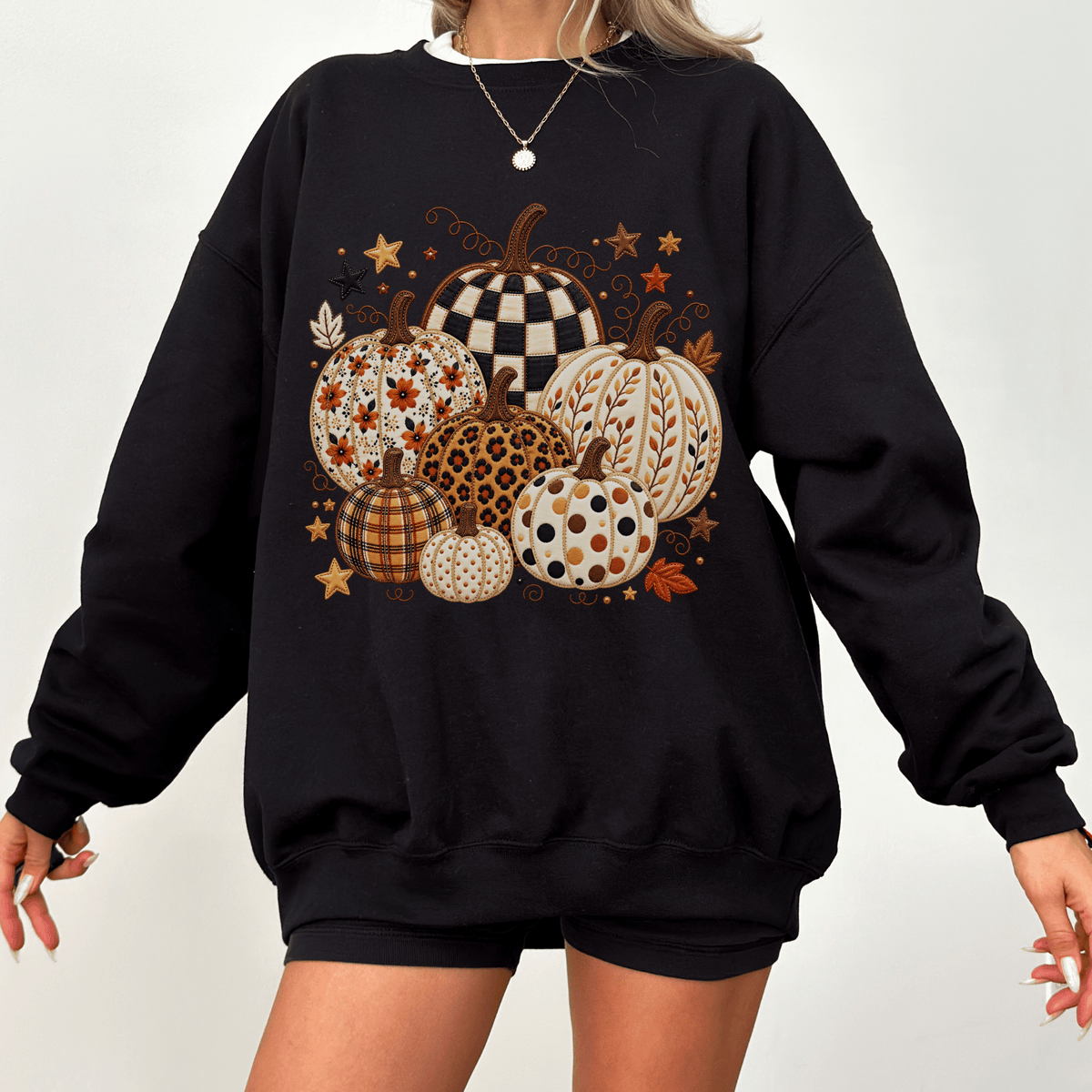 Pumpkin Patch Vintage Crewneck Sweatshirt