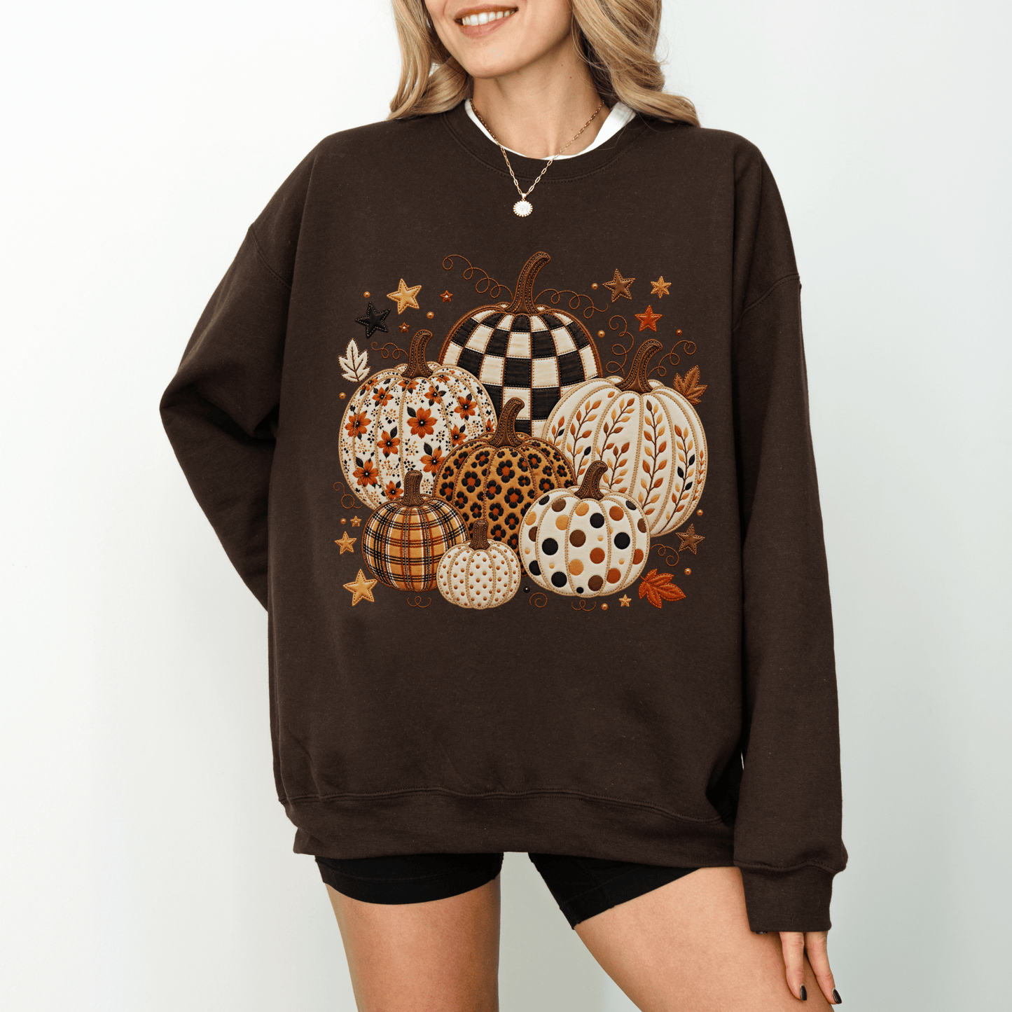 Pumpkin Patch Vintage Crewneck Sweatshirt