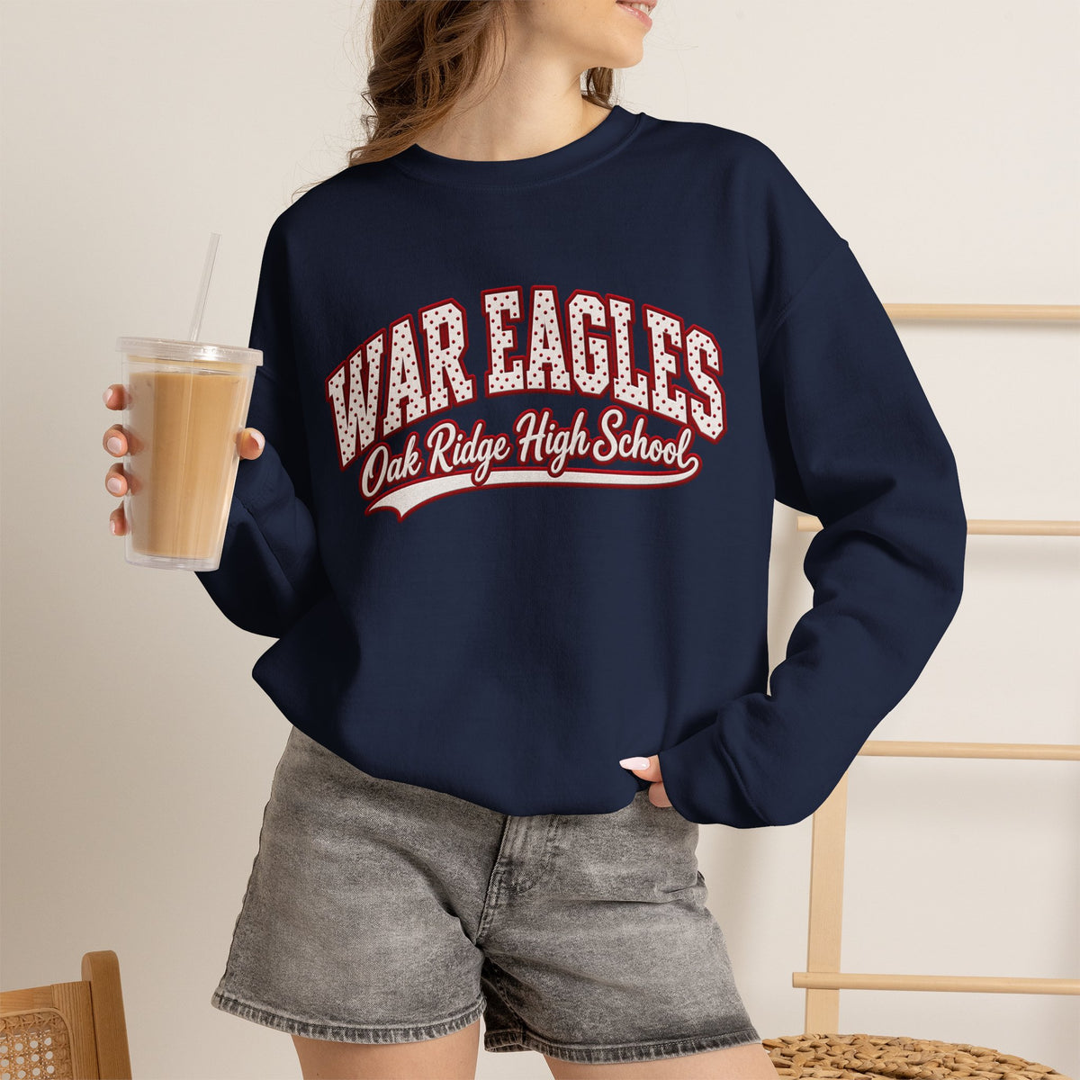 CUSTOM Mascot & School Sweatshirt