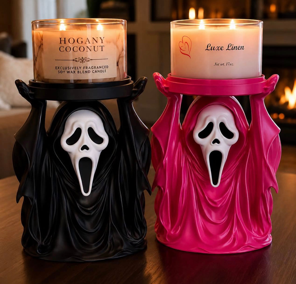 Ghostface candle holder (pre-order)