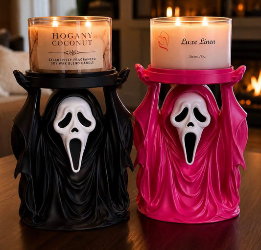Ghostface candle holder (pre-order)